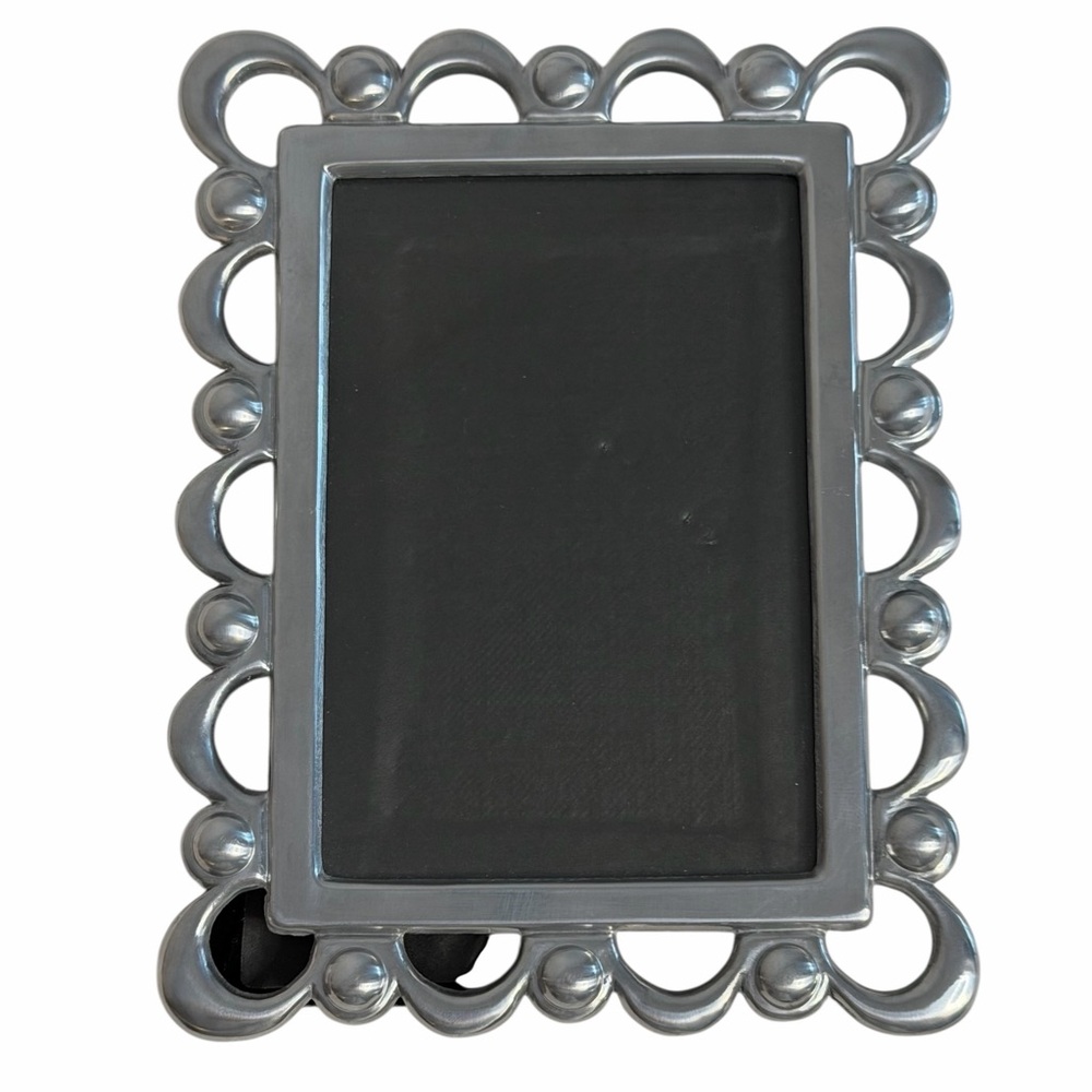 Silver Metal Decorative Tabletop Photo Frame